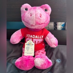 Build A Bear Tie-Dye Pink Frog